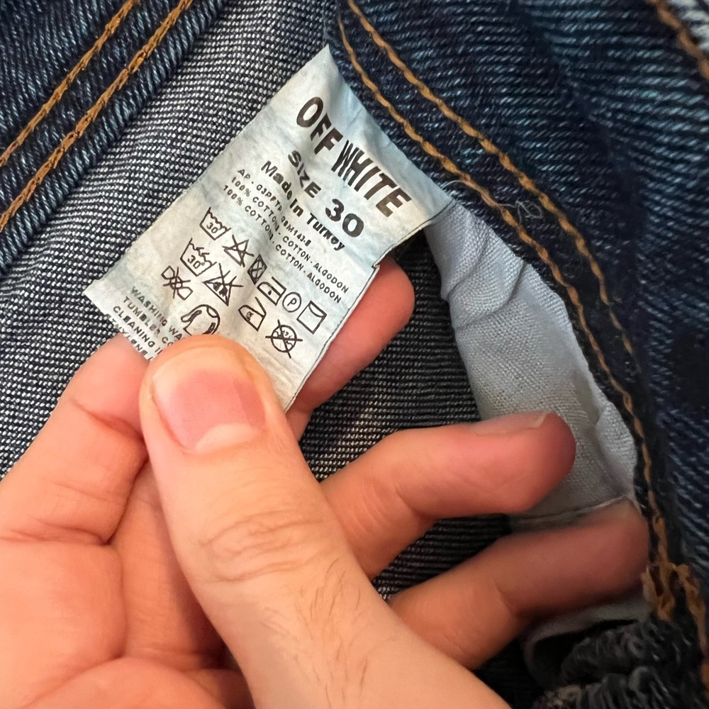 Off-White Jeans- Size 30W-L30 - Picture 4 of 5